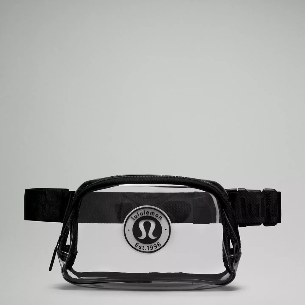 Lululemon Black Clear Everywhere Belt Bag